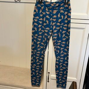 LuLaRoe fish leggings, One size